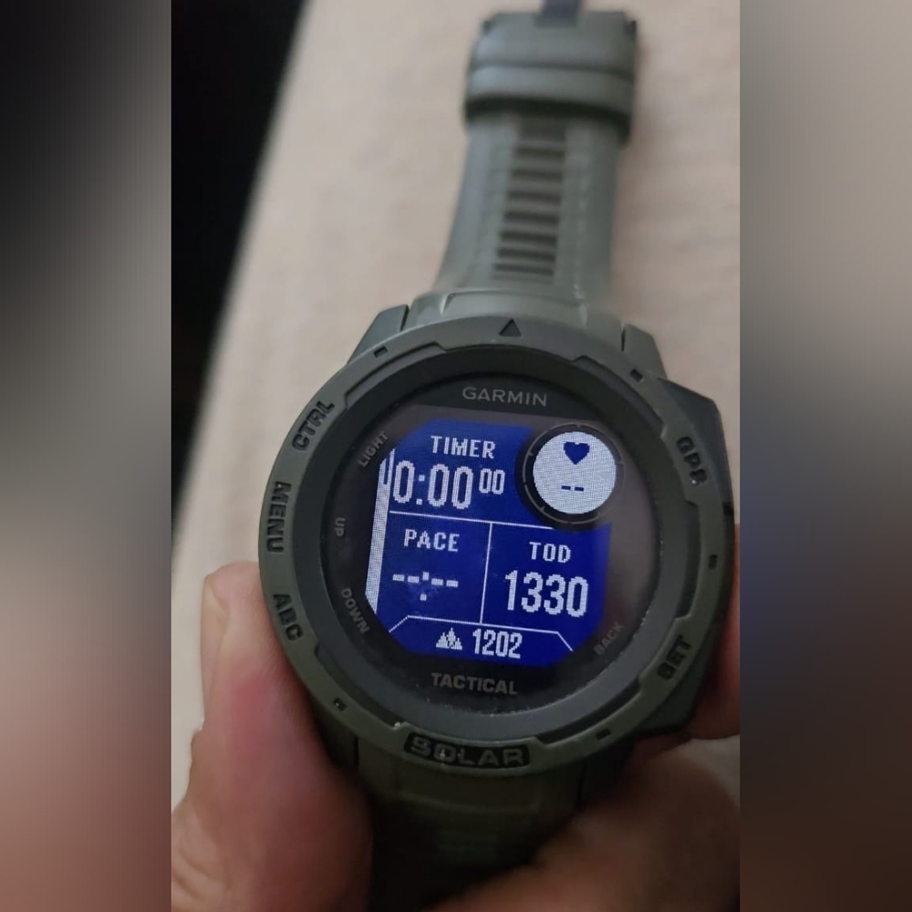 garmin Tactical Solar Smartwatch - Olive Green